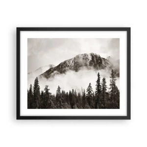 Plakat i sort ramme - Granit hersker - 50x40 cm