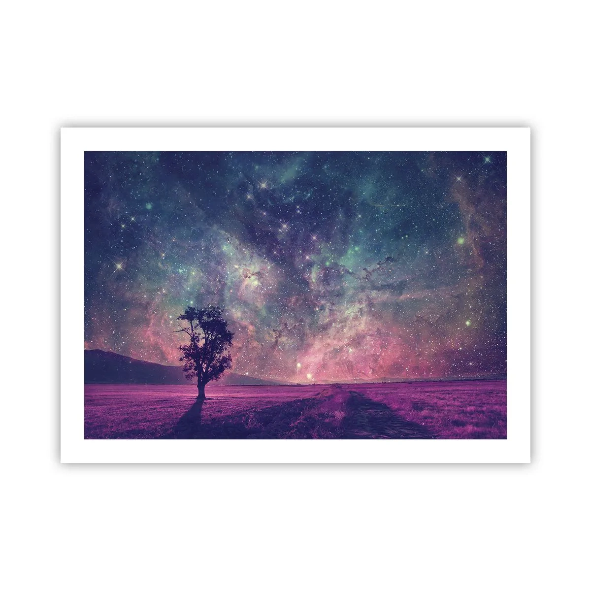 Plakat - Under en magisk himmel - 70x50 cm