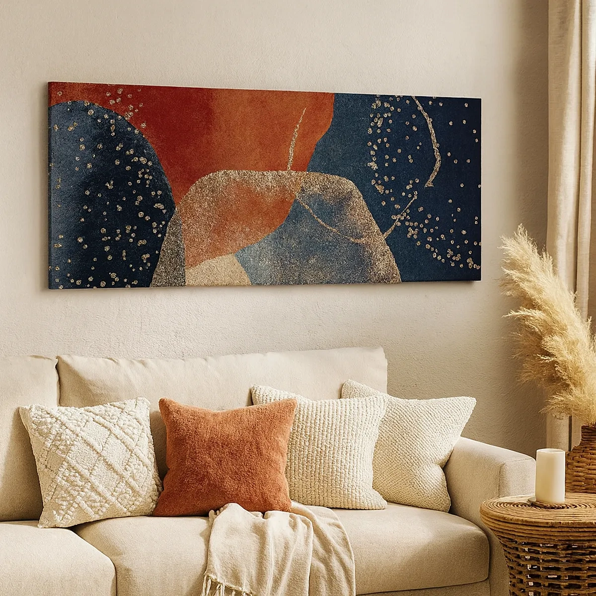 Lærredstryk - Billede på lærred - Lethed i tilværelsen - 30x30 cm