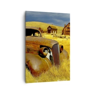 Lærredstryk - Billede på lærred - Et velfortjent hvil - 70x100 cm