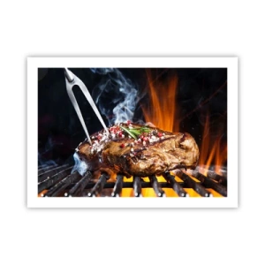 Plakat - Saftig og velduftende - 70x50 cm