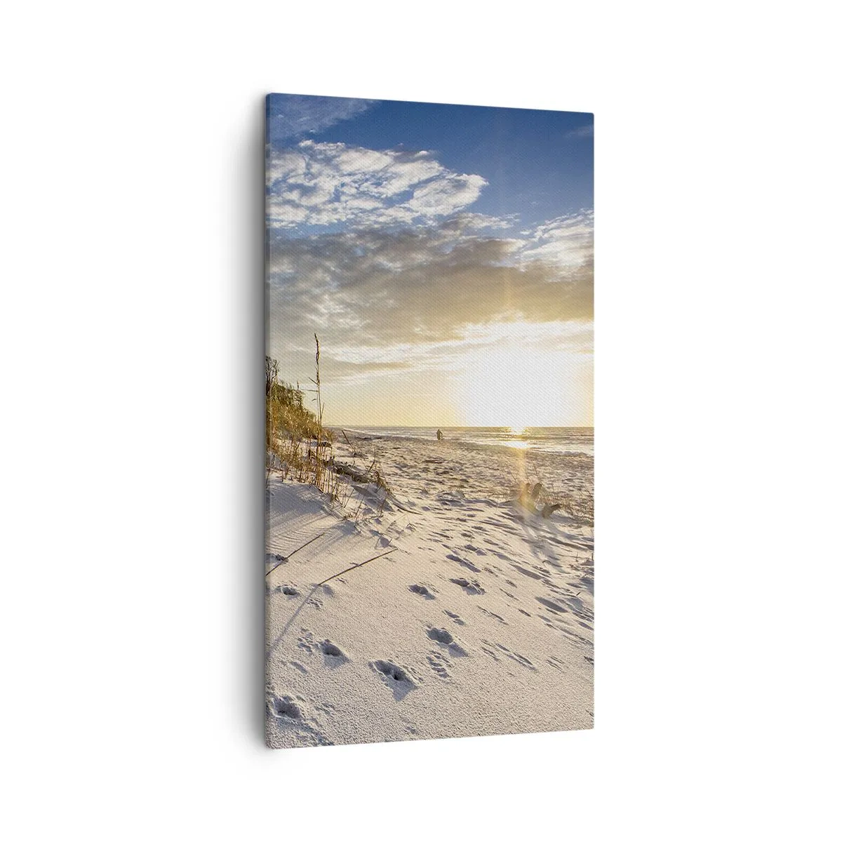 Lærredstryk - Billede på lærred - Indbydelse til en vandretur - 45x80 cm