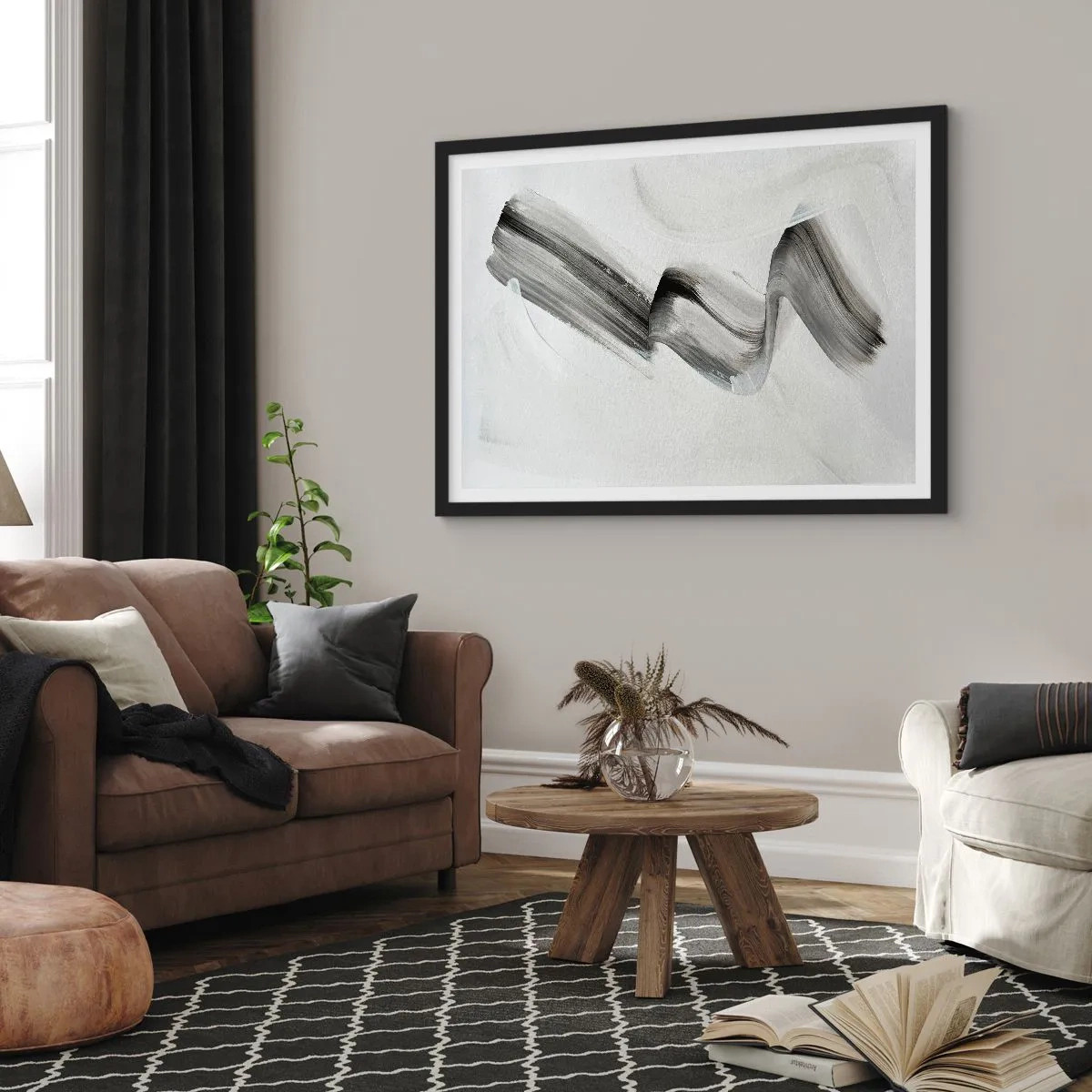 Plakat i sort ramme - Bare for sjov - 70x50 cm