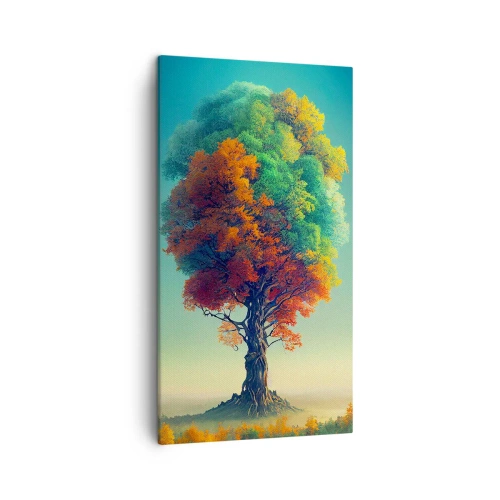 Lærredstryk - Billede på lærred - Eg - naturens fader - 45x80 cm