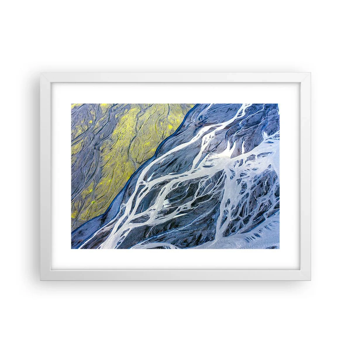 Plakat i hvid ramme - Naturens hulemalerier - 40x30 cm