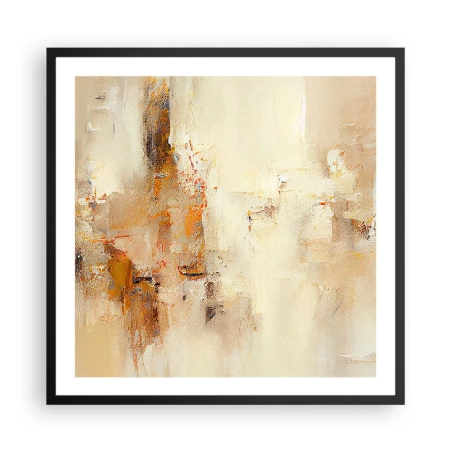 Plakat i sort ramme - Ravets sjæl - 60x60 cm