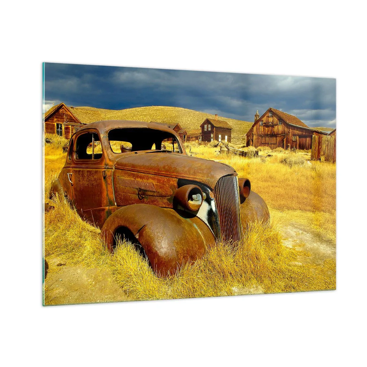 Billede på glas - Et velfortjent hvil - 100x70 cm
