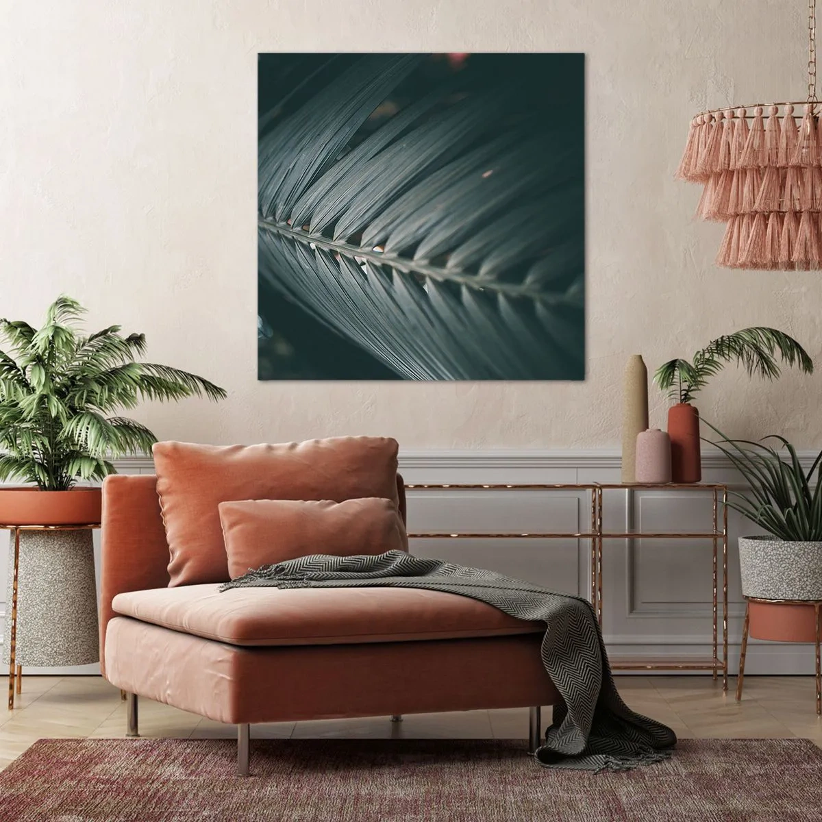 Lærredstryk - Billede på lærred - Naturens præcision - 50x50 cm