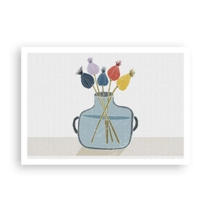 Plakat - Som et valmuefrø - 100x70 cm