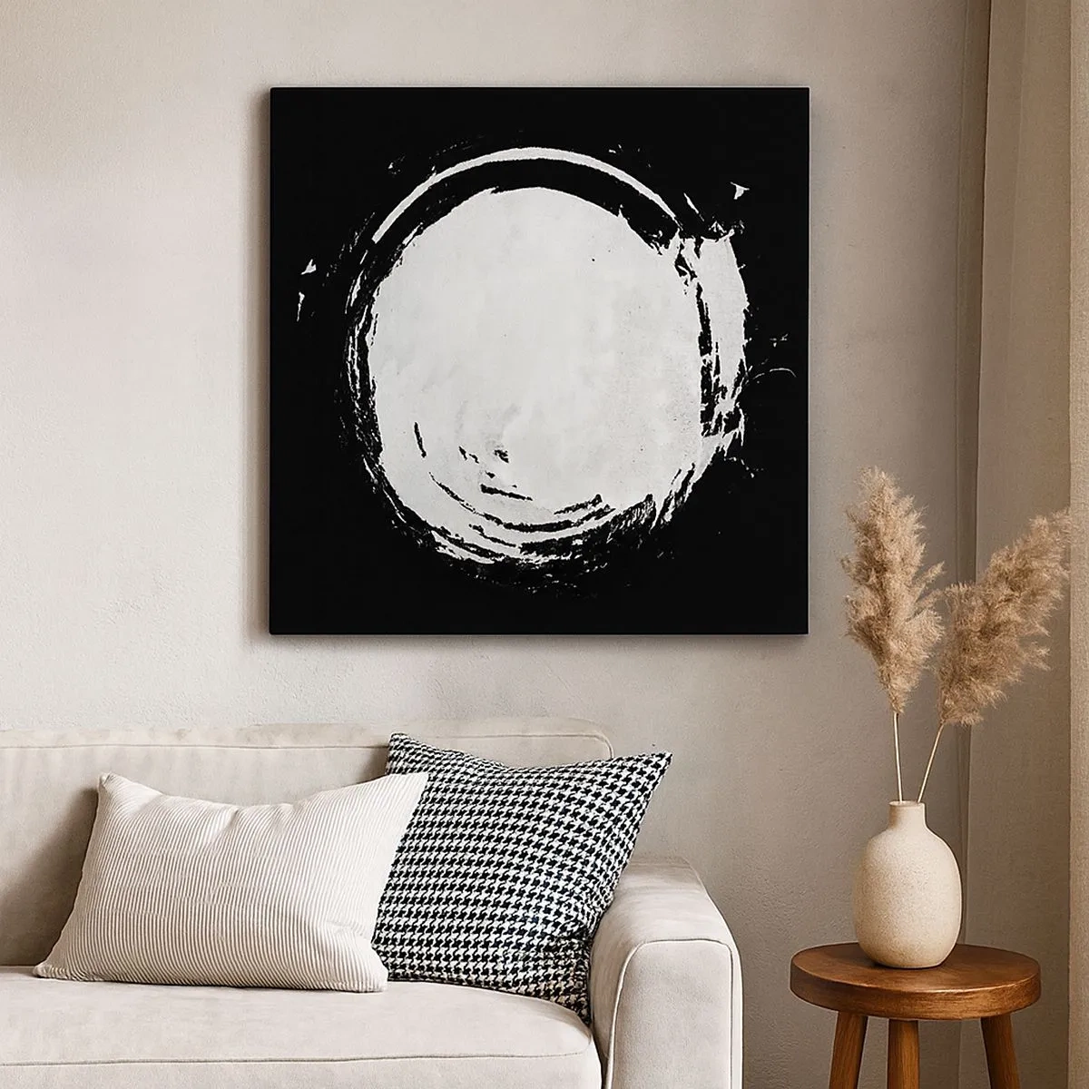 Lærredstryk - Billede på lærred - Den gode vej ud - 30x30 cm