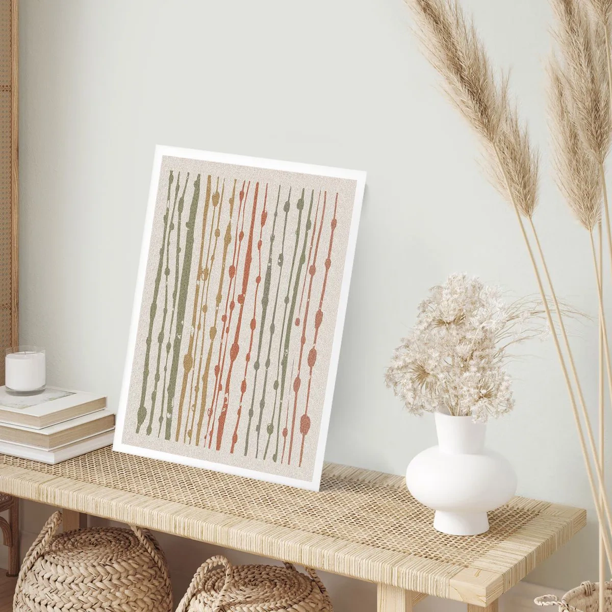 Plakat - Musikalsk farvenotation - 40x50 cm