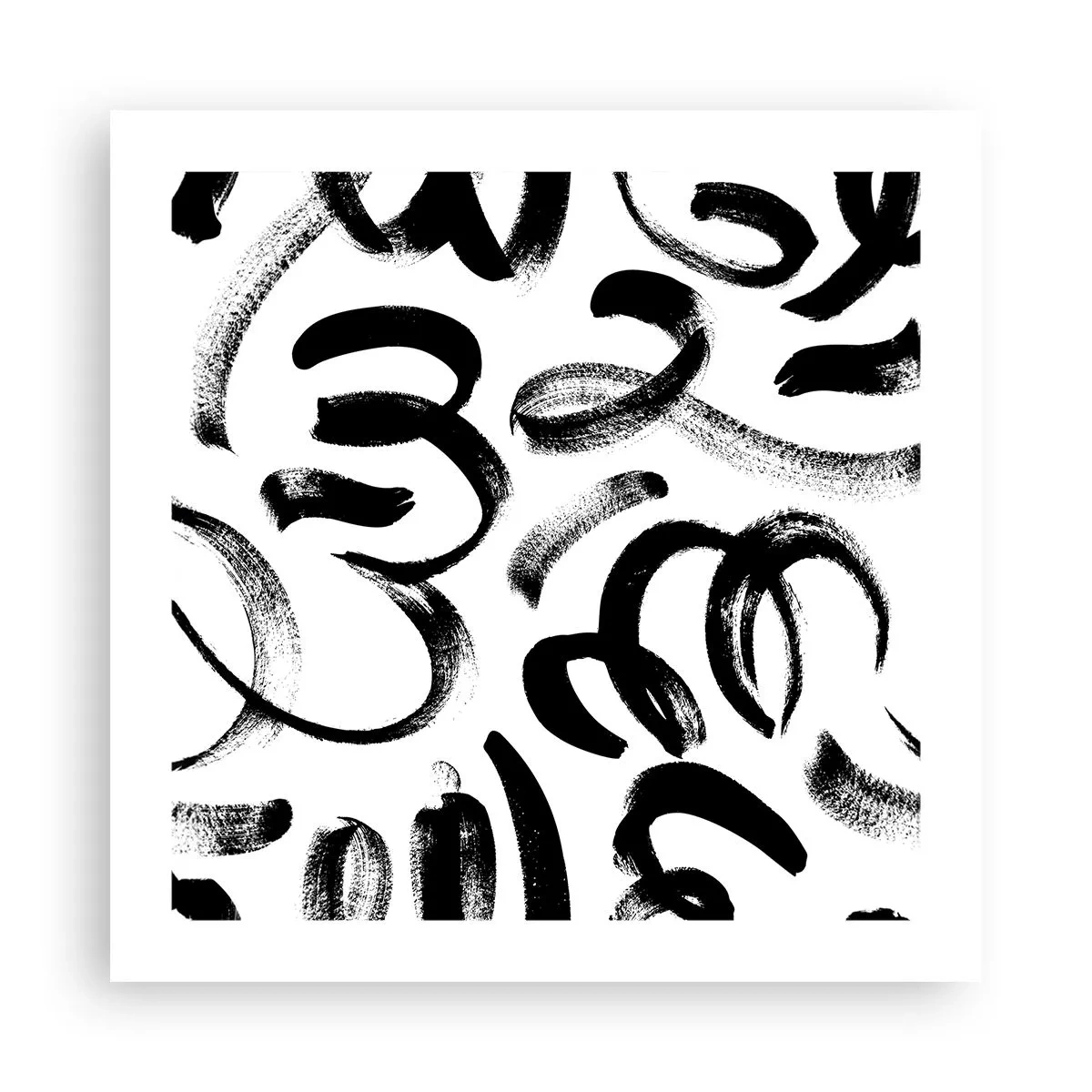 Plakat - I sort og hvidt - 50x50 cm