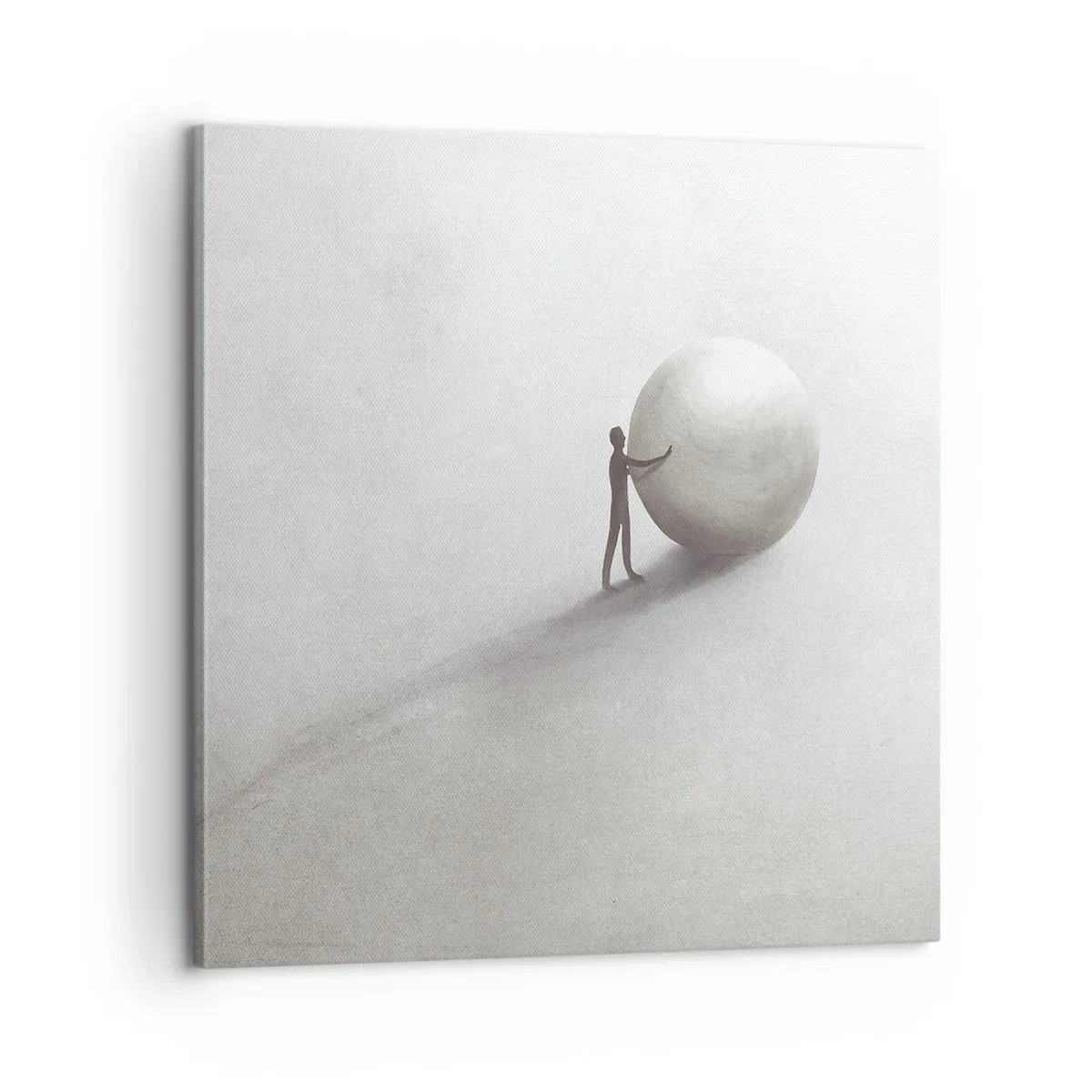 Lærredstryk - Billede på lærred - Livets spil - 60x60 cm