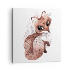 Lærredstryk - Billede på lærred - Kun kærlighed - 50x50 cm