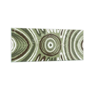 Billede på glas - Eksplosion af følelser - 100x40 cm