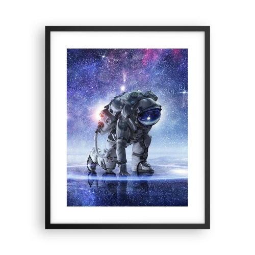 Plakat i sort ramme - Den stjerneklare himmel over mig - 40x50 cm