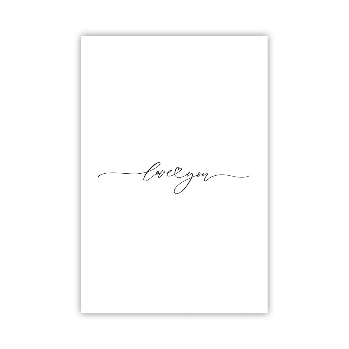 Plakat - Sort og hvid - 61x91 cm