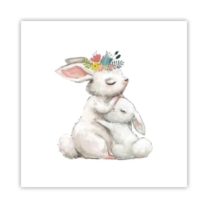 Plakat - Der er intet sted som hos mor - 40x40 cm