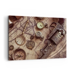 Lærredstryk - Billede på lærred - Opkald til eventyr - 120x80 cm