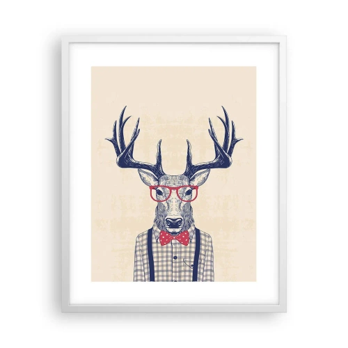 Plakat i hvid ramme - Et underholdende ekstravaganza - 40x50 cm