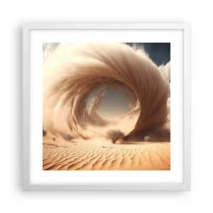 Plakat i hvid ramme - Åben portal - 40x40 cm