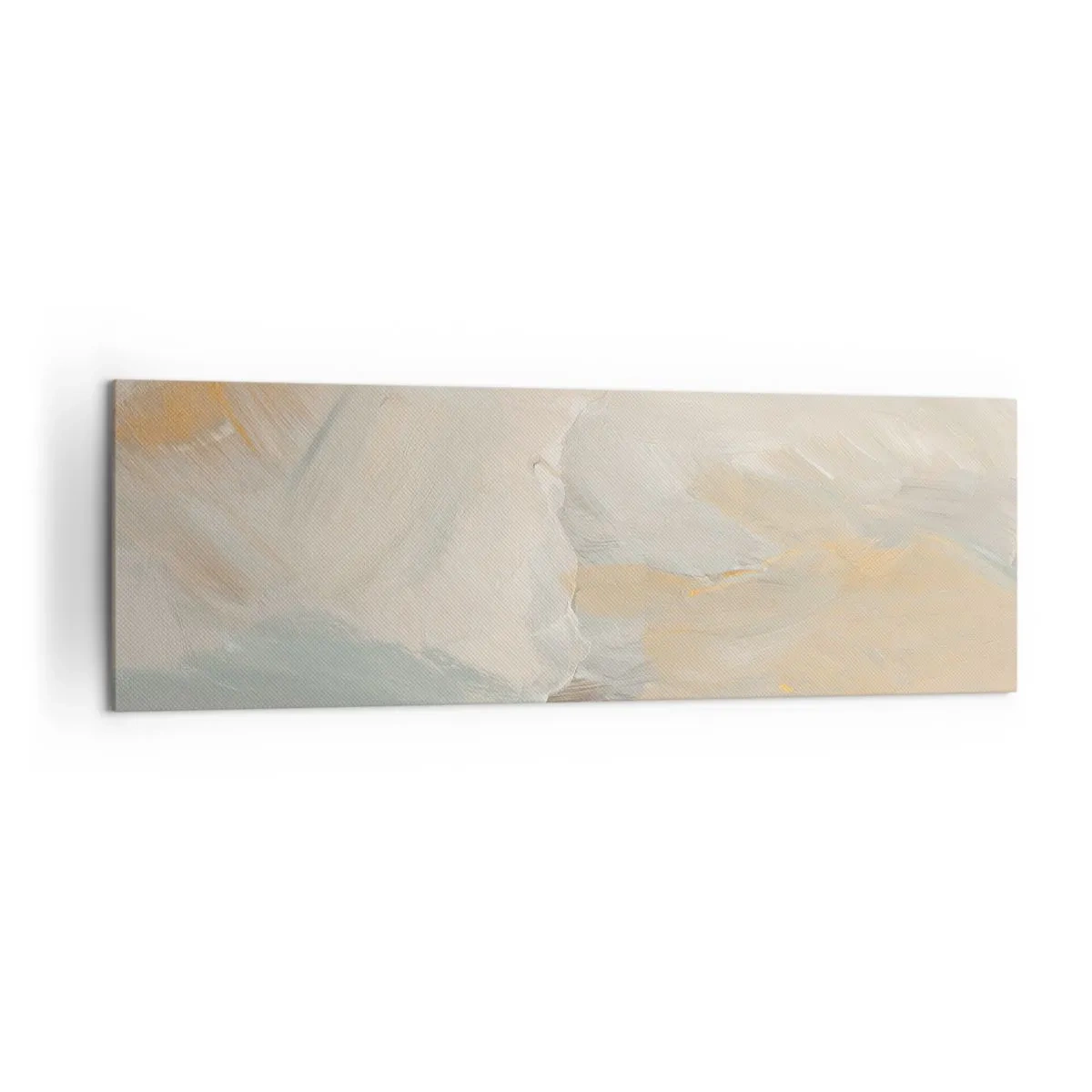Lærredstryk - Billede på lærred - Abstraktion - blidhedens land - 160x50 cm