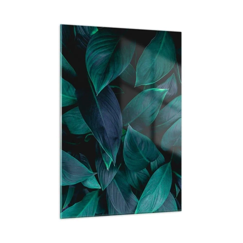 Billede på glas - Grønt i sig selv - 50x70 cm