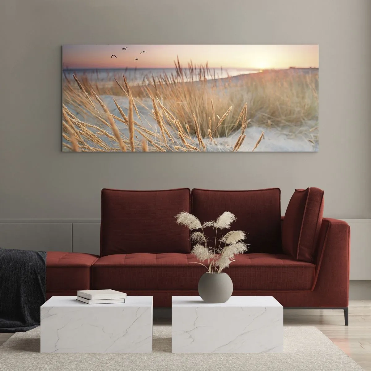 Billede på glas - Baltisk vuggevise - 120x50 cm