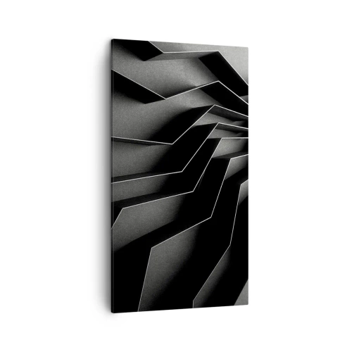 Lærredstryk - Billede på lærred - Rumlig orden - 45x80 cm