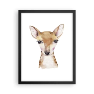 Plakat i sort ramme - Uskyldighedens natur - 30x40 cm