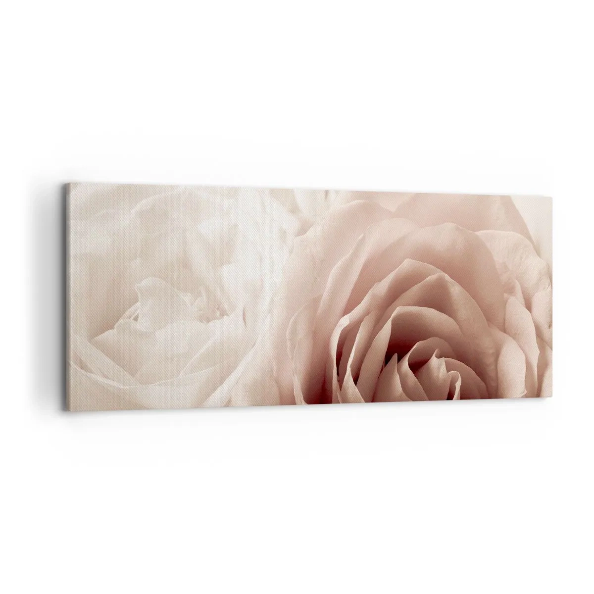 Lærredstryk - Billede på lærred - I rosens hjerte - 100x40 cm