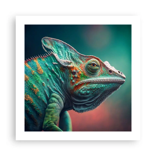 Plakat - Kan du se mig? Ikke godt... - 50x50 cm