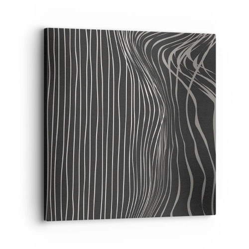 Lærredstryk - Billede på lærred - Rytme og accent - 30x30 cm