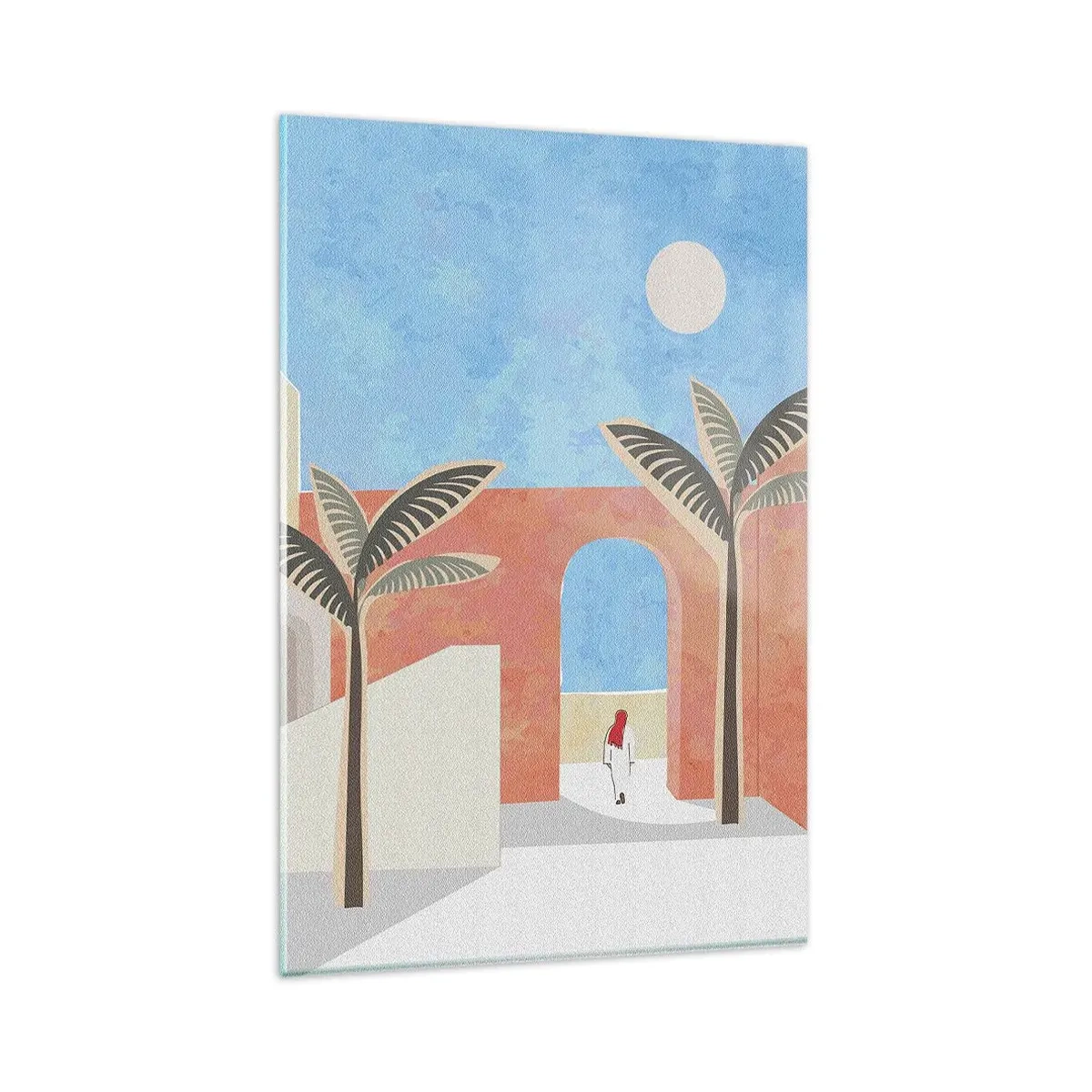 Billede på glas - En arabisk dag - 80x120 cm