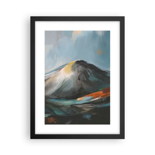 Plakat i sort ramme - Rå og smuk - 30x40 cm