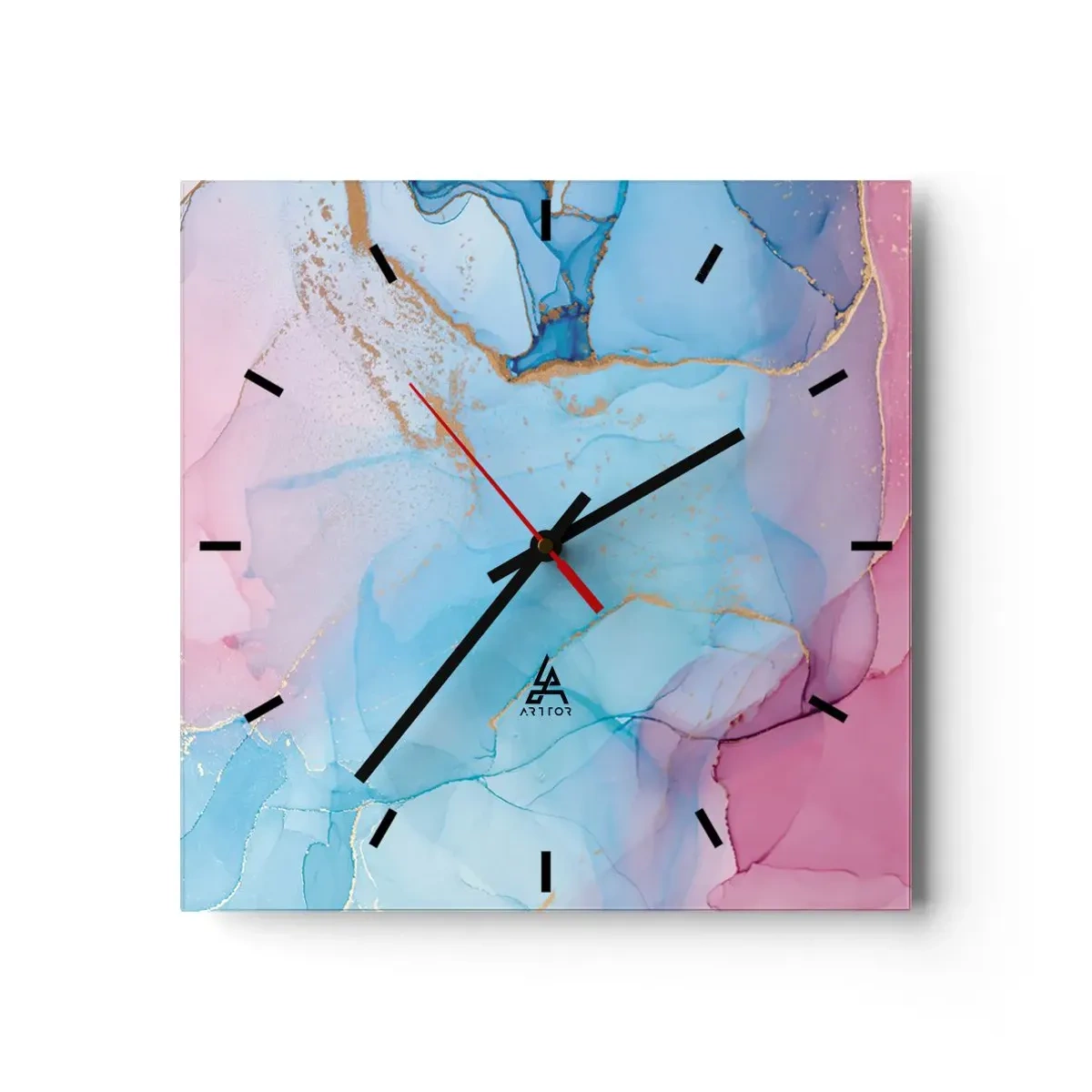 Vægur, Uret - Møde og gennemtrængning - 40x40 cm