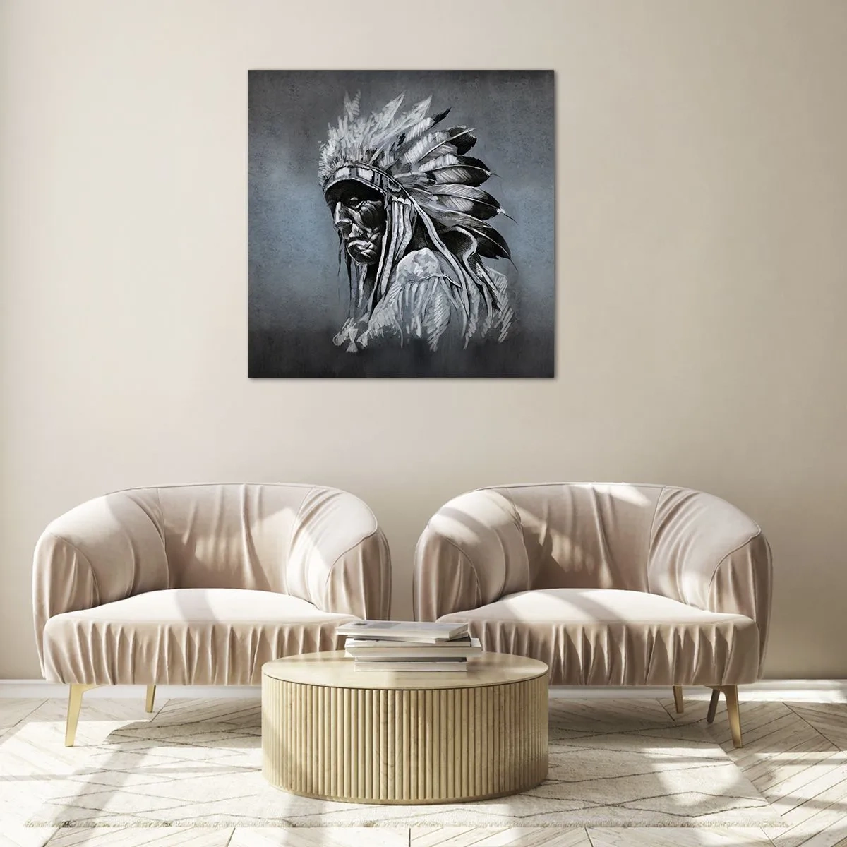 Billede på glas - Tilbage til rødderne - 70x70 cm