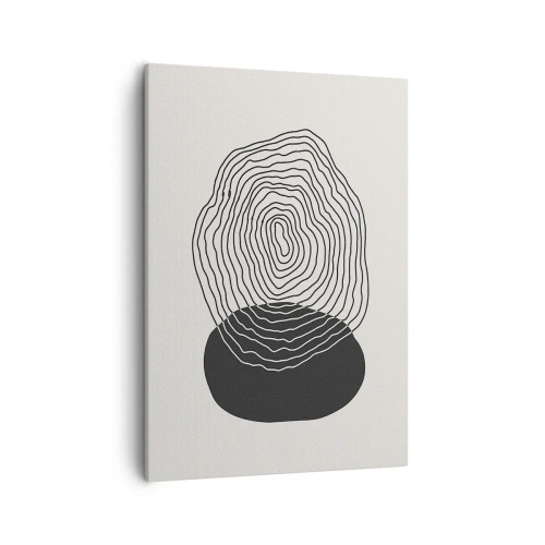 Lærredstryk - Billede på lærred - Varighed og vibration - 50x70 cm