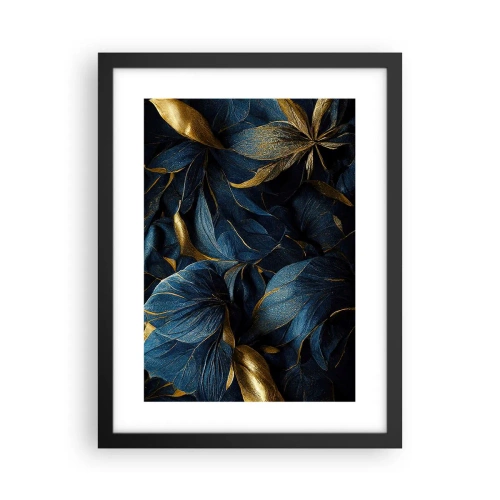 Plakat i sort ramme - Foret med guld - 30x40 cm