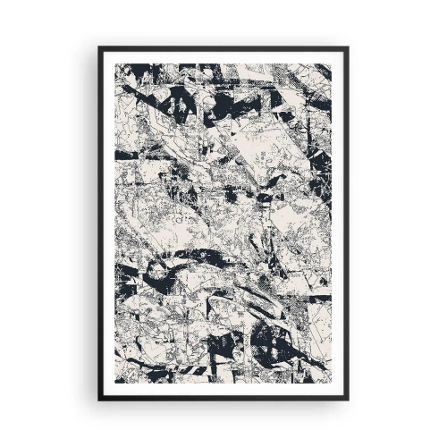 Plakat i sort ramme - Modsætningernes gennemtrængning - 70x100 cm