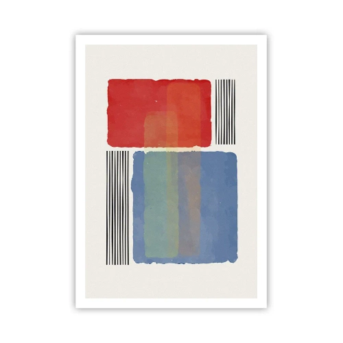 Plakat - Geometriens ånd og bogstav - 70x100 cm