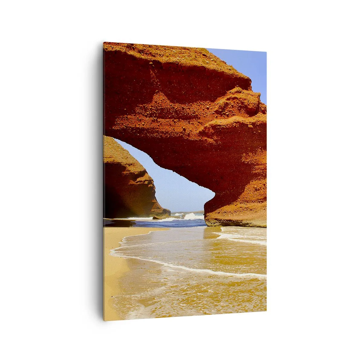 Lærredstryk - Billede på lærred - Vand og vind i tusindvis af år - 80x120 cm