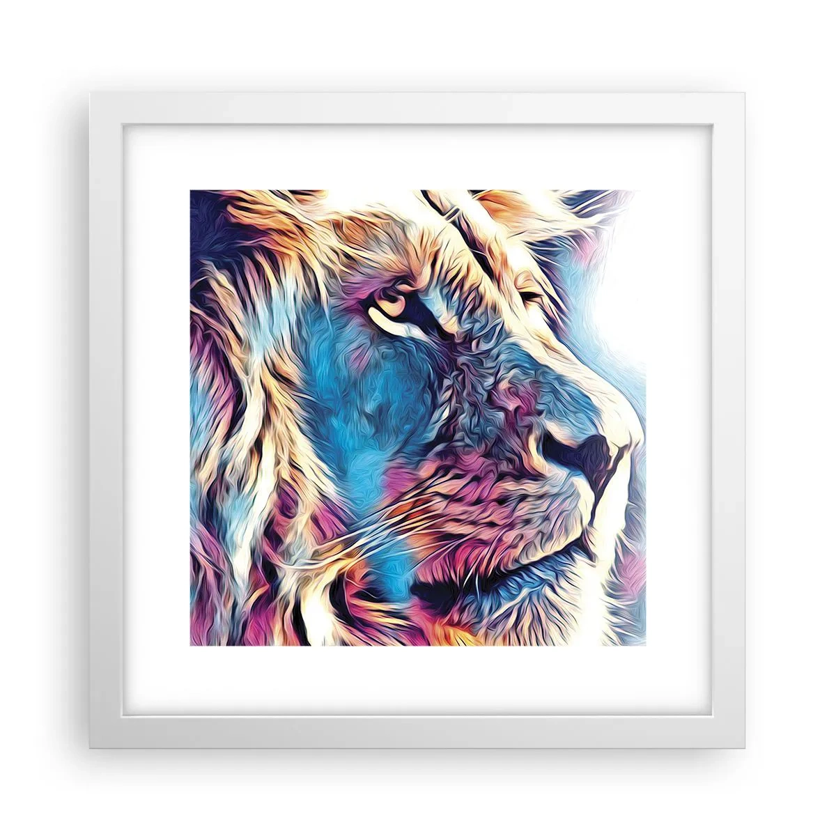 Plakat i hvid ramme - Naturens visdom - 30x30 cm