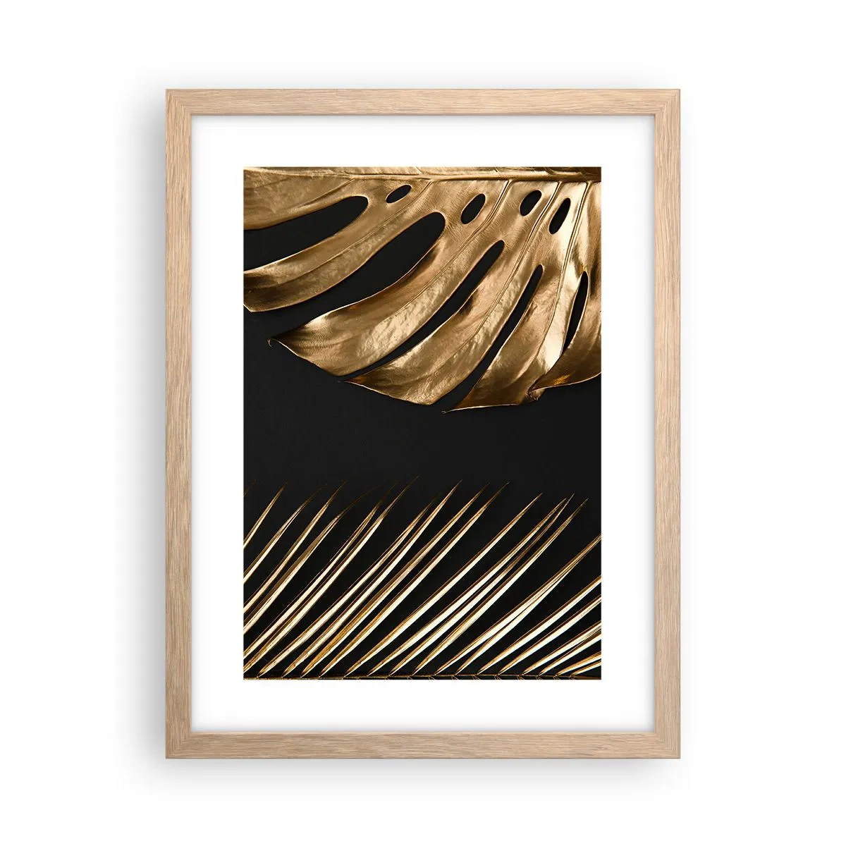 Plakat i ramme af lyst egetræ - Forskellige, og lige dyre - 30x40 cm