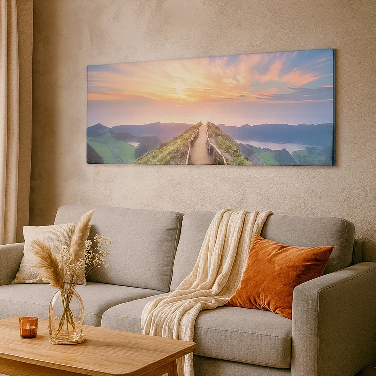 Lærredstryk - Billede på lærred - Tæt på himlen - 30x30 cm