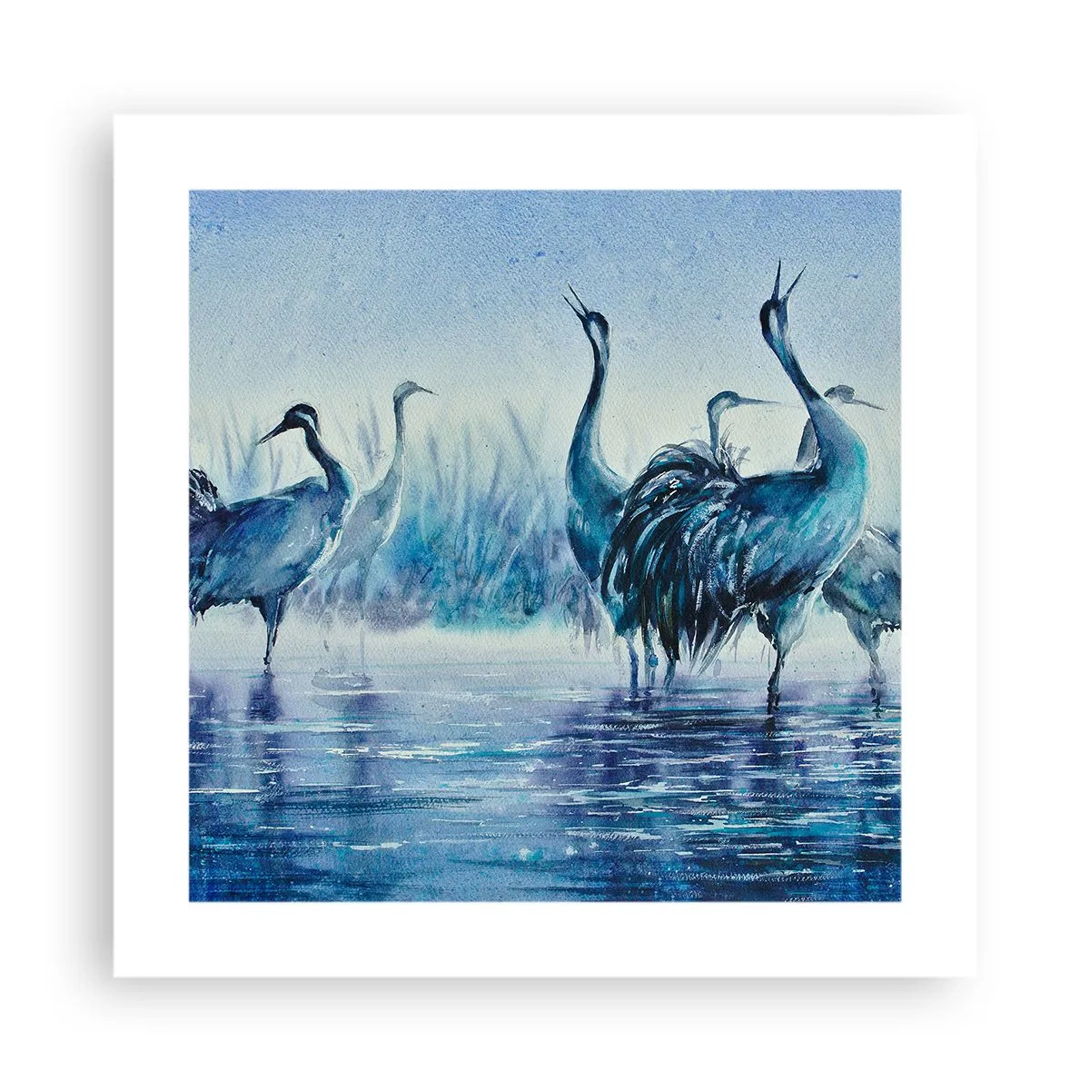 Plakat - Morgenmøde - 40x40 cm