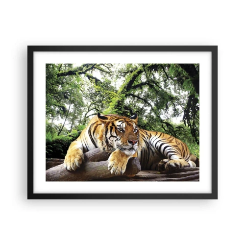 Plakat i sort ramme - Med venlig hilsen - 50x40 cm