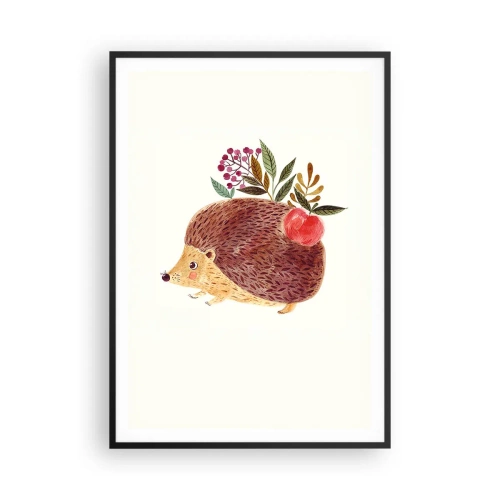 Plakat i sort ramme - Og du kan allerede lide mig - 70x100 cm