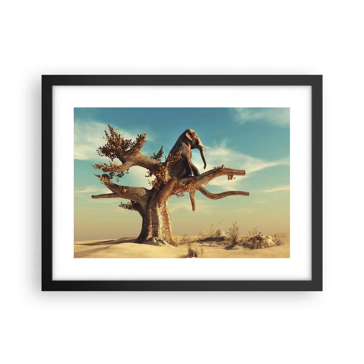 Plakat i sort ramme - Et nyt synspunkt - 40x30 cm