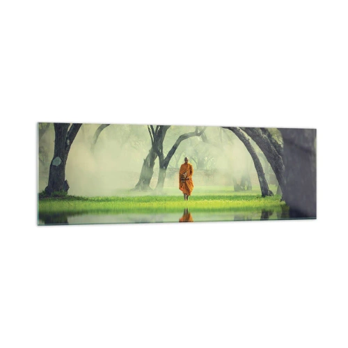 Billede på glas - På vej mod oplysning - 160x50 cm